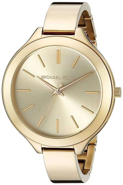 MICHAEL KORS SLIM RUNWAY CHAMPAGNE DIAL LADIES WATCH (MK3275) **VALUE: R5300.00**