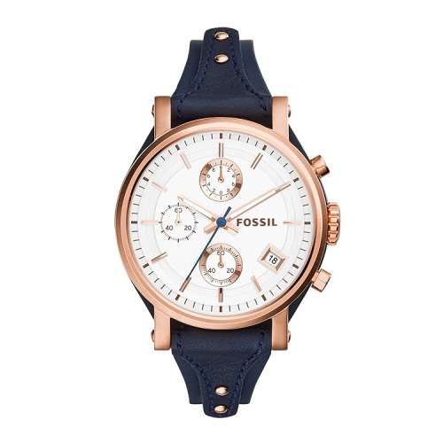 FOSSIL BOYFRIEND CHRONOGRAPH ROSE GOLD WATCH  (ES3838)  **VALUE: R4500.00**