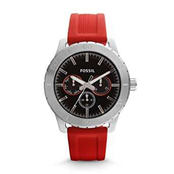 FOSSIL RED STAGE MULTIFUNCTION MENS WATCH  (BQ1061)  **VALUE: R4800.00**