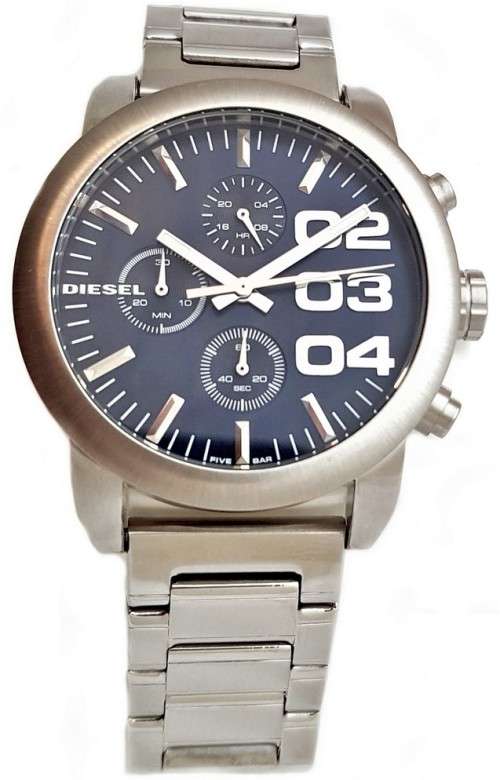DIESEL FLARE STAINLESS STEEL CHRONOGRAPH MENS WATCH