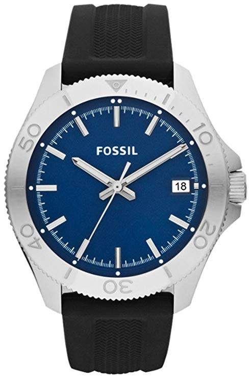 FOSSIL RETRO TRAVELLER STAINLESS STEEL MENS WATCH - 44mm (AM4444)