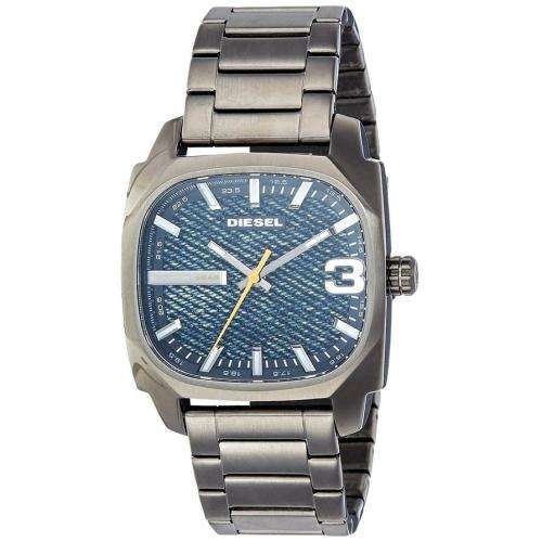 DIESEL Shifter DZ1693 Denim Dial Stainless Steel Quartz Mens Watch
