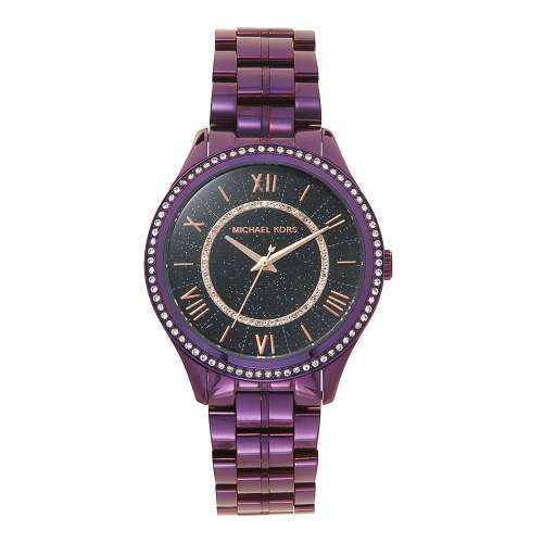 MICHAEL KORS LAURYN MK3724 STAINLESS STEEL CRYSTAL DIAL WOMENS WATCH