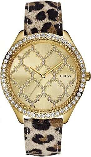 GUESS W0579L5 Ladies Stainless Steel Gold-ToneCrystal Accented Watch