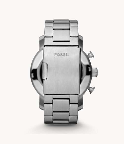 BLACK FRIDAY - PLS READ DESCRIPTION - FOSSIL NATE STAINLESS STEEL CHRONOGRAPH WATCH - 50mm (JR1353)