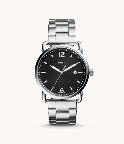 FOSSIL The Commuter Three-Hand Date Stainless Steel Watch (FS5391) VALUE: R4800.00