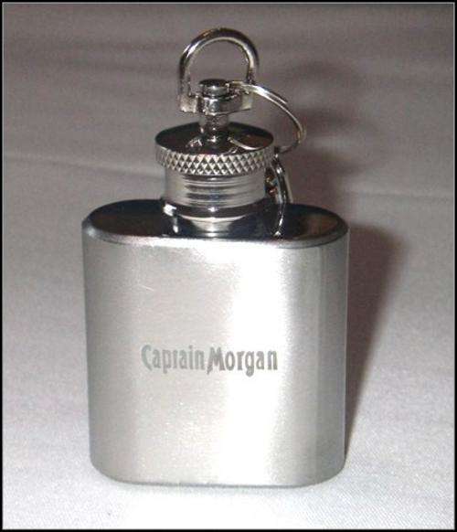 **  CRAZY AUCTION!!! - Captain Morgan Keyring Mini-Flask **