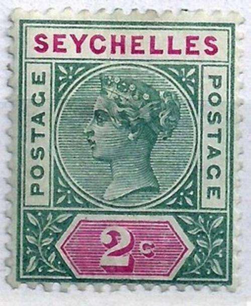 ** 1890 SEYCHELLES Dependency Of Mauritius 2c**