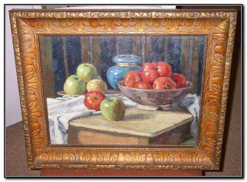 GREGOIRE BOONZAIER ORIGINAL OIL - 1931  (40,5cm x 30,5cm)