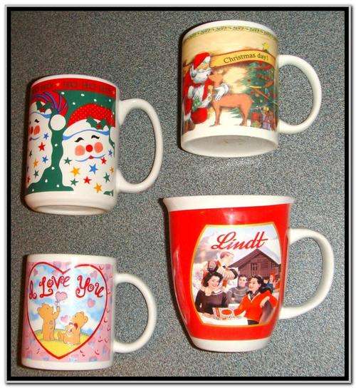 **CRAZY R1 START**  FOUR COFFEE MUGS  **