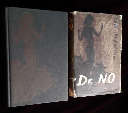 Ian Fleming, Dr No. First Edition (with embossed girl on cover), 1958. Jonathan Cape.