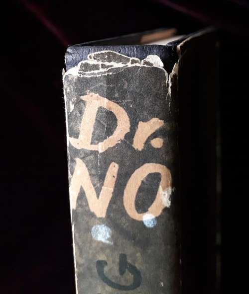 Ian Fleming, Dr No. First Edition (with embossed girl on cover), 1958. Jonathan Cape.