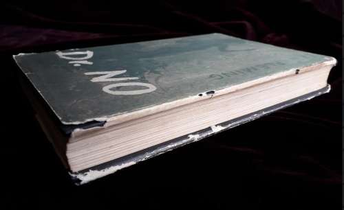 Ian Fleming, Dr No. First Edition (with embossed girl on cover), 1958. Jonathan Cape.