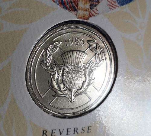 Royal Mint: 1986 Commonwealth Games Brilliant Uncirculated 2 Pound Coin