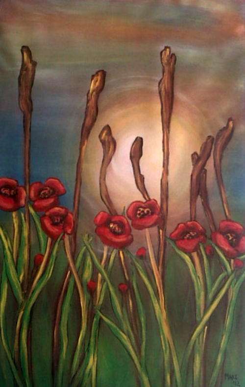 In the Summer Time - Original Mari Mackie -  470 X 770mm
