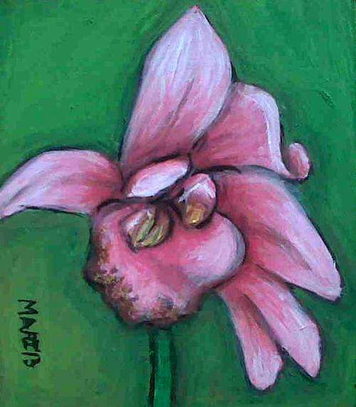 Flowers for you - Orchid - Original Mari Mackie