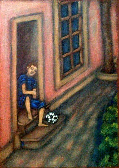 Waiting for my Friends - Special - Original Mari Mackie - 260X370mm