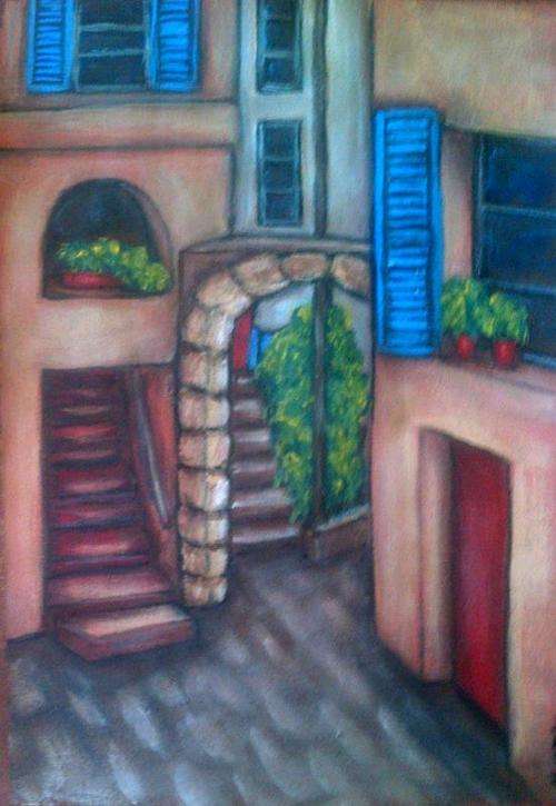 Blue Shutters - Special - Original Mari Mackie - 260X370mm