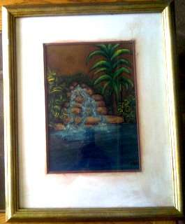 Oasis, Framed, Acrylic on board, 400mm X 500mm, R800.00