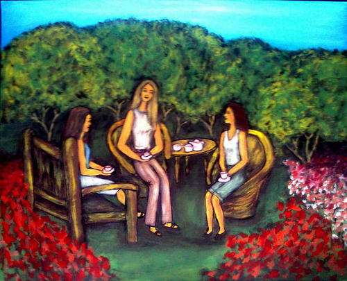 TEA FOR THREE - Mari mackie Original - 420mm X 520mm