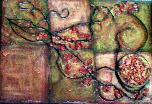 RECYCLE ART - STRINGS ATTACHED - SAVE OUR WORLD - Original Mari Mackie - 420mm X 590mm
