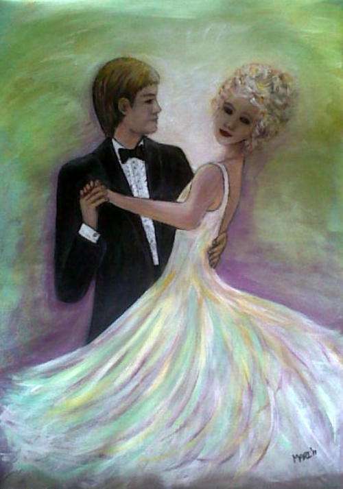 FRIDAY SPECIAL - Original Mari Mackie - Waltz of Love - 420 X 590mm