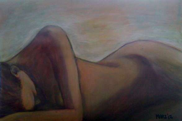 Original Mari Mackie - Nude Study - 280 X 400mm