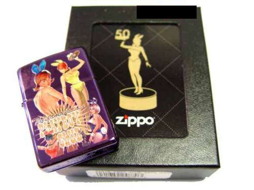 "SALE" GENUINE Zippo Playboy Club 50th Anniversary Limited Edition Lighter - # 2348 of 5000