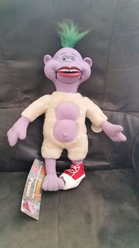 THE ORIGINAL JEFF DUNHAM TALKING ANIMATRONIC PEANUT DOLL WITH 7 PHRASES
