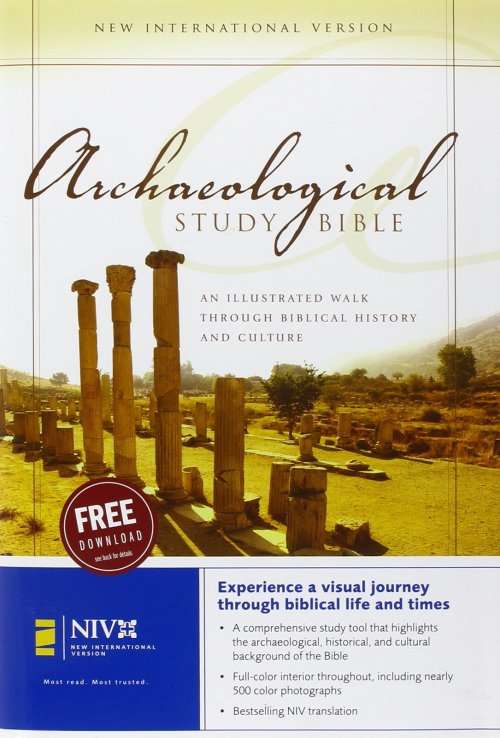 THE BOOKWORM Offers - NIV BIBLE - HARD COVER - AS NEW - ARCHAEOLOGICAL STUDY BIBLE