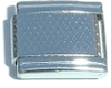 Italian Charms & Bracelets - 9mm (as Nomination) SILVER PAVE Starter Bracelet - 18 Links