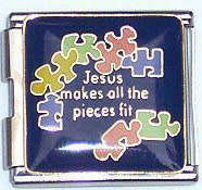 PREMADE CHRISTIAN Mega Italian Charm Bracelet - 9 x 18mm (as Nomination)