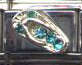 Italian Charms 9mm - Fits Nomination - ZIRCON - SANDAL (FLIP FLOP) TEAL - DECEMBER TANZANITE/TURQU