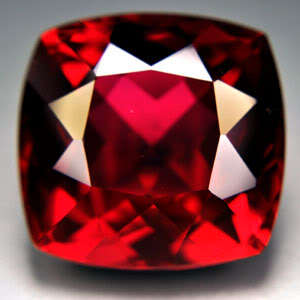 Amazing and Awesome Blood Red Ruby - Cushion Cut - 24.00ct