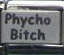 Italian Charms 9mm - Fits Nomination - Laser - PHYSCHO B*TCH