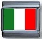 Italian Charms 9mm - Fits Nomination - Enamel - ITALY FLAG
