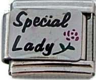 Italian Charms 9mm- Fits Nomination - Enamel - SPECIAL LADY
