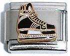 Italian Charms 9mm- Fits Nomination - Enamel - ICE SKATE