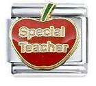 Italian Charms - Fits All 9mm Modular Bracelets - Professions - SPECIAL TEACHER