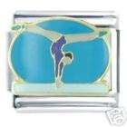 Italian Charms - Fits All 9mm Modular Bracelets - Sport - GYMNAST