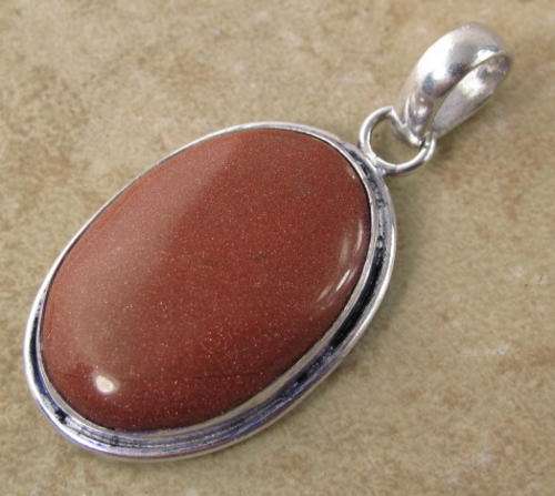 DAZZLING GOLD SUN SITARA NATURAL GEMSTONE 925 SILVER PENDANT 2" - 3634