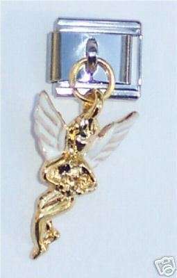 Italian Charms - Fits All 9mm Modular Bracelets - DANGLE - ANGEL