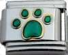 Italian Charms - Fits All 9mm Modular Bracelets - Enamel - COLOUR CHANGING PAW PRINT