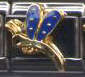 Italian Charms - Fits All 9mm Modular Bracelets - Enamel - BLUE DRAGONFLY