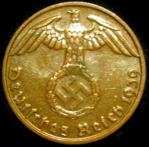 German 3rd Reich - 1939B - Reichspfennig - Great Coin! RARE!