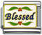 Italian Charms - Fits All 9mm Modular Bracelets - Enamel - BLESSED (D)