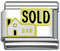 Italian Charms - Fits All 9mm Modular Bracelets - Enamel - HOUSE WITH SOLD (D)