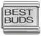 Italian Charms - Fits All 9mm Modular Bracelets - Laser - BEST BUDS (D)