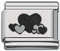 Italian Charms - Fits All 9mm Modular Bracelets - Laser - 6 HEARTS (D)