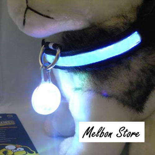 LED Flashing Light Circular DISC - PERFECT FOR DOG OR CAT - 3 colours